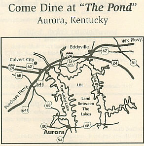 Willow Pond Map - Aurora, Kentucky