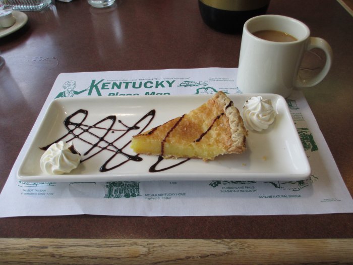 Chess Pie and Coffee at Kentucky Dam Village State Resort Park's Harbor Lights