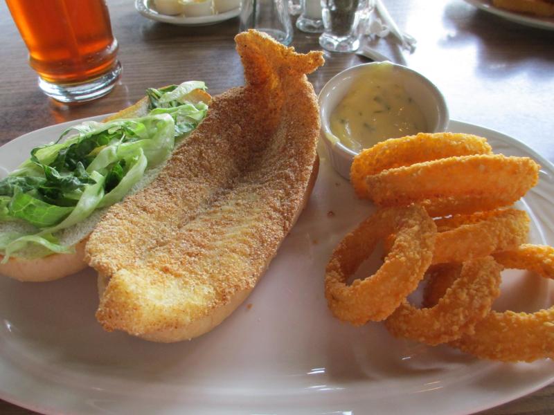 Catfish Sandwich at Lake Barkley