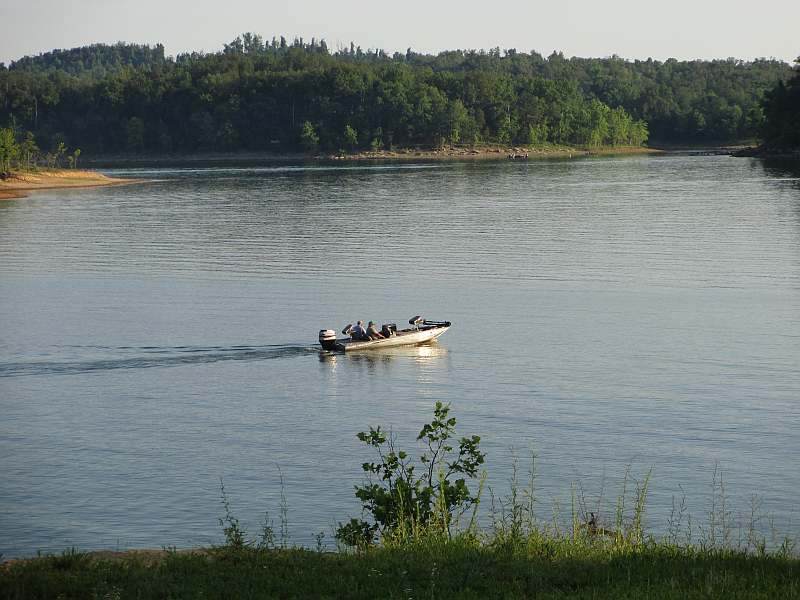Fishing on Rough River Lake