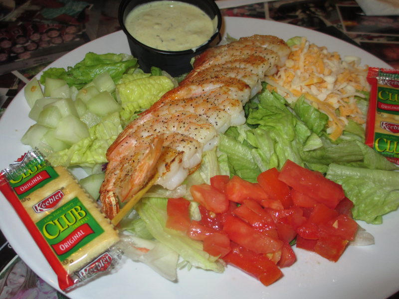 Beef 'O' Brady's Grilled Shrimp Salad