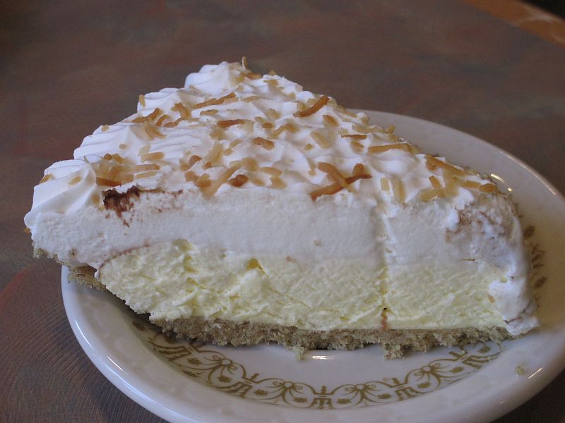 Coconut Cream Pie Grayson's Landing Restaurant