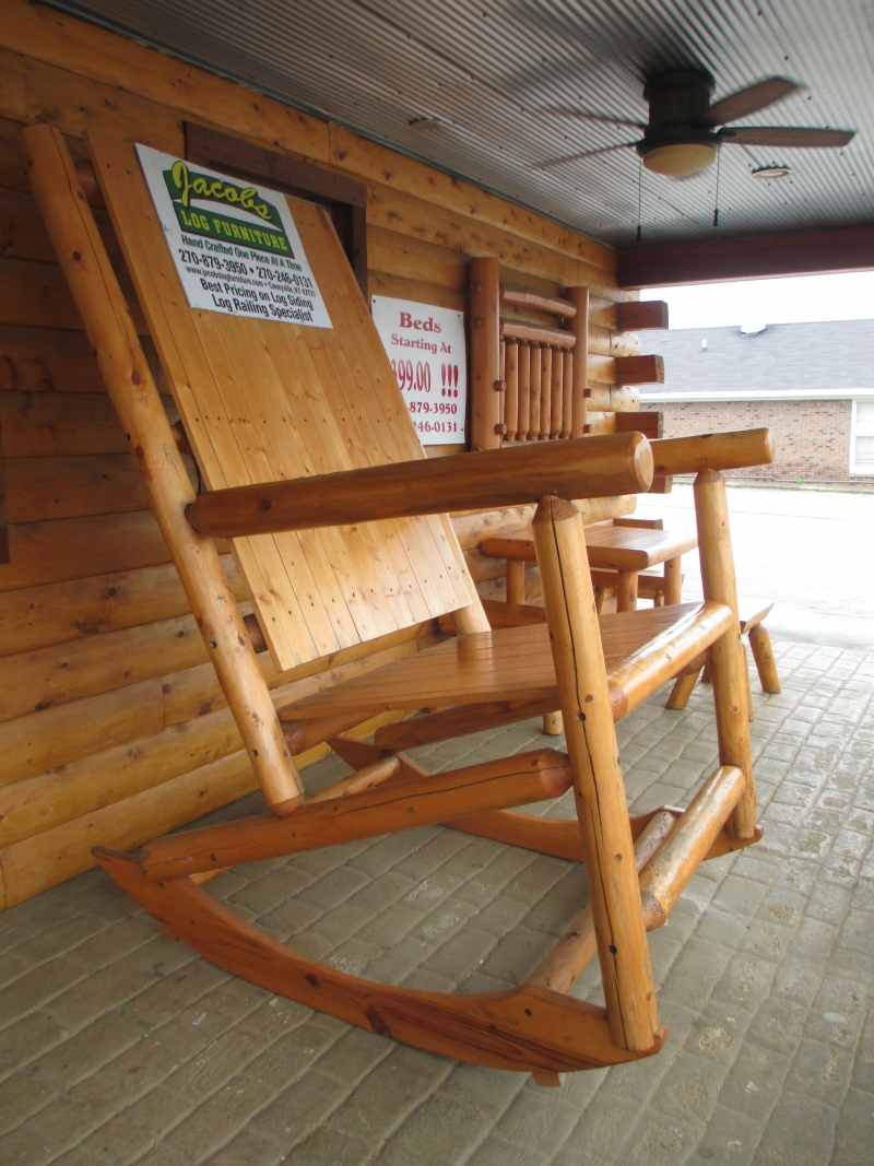 Giant Rocking Chair at Laura's Hilltop Restaurant in Brownsville, Kentucky