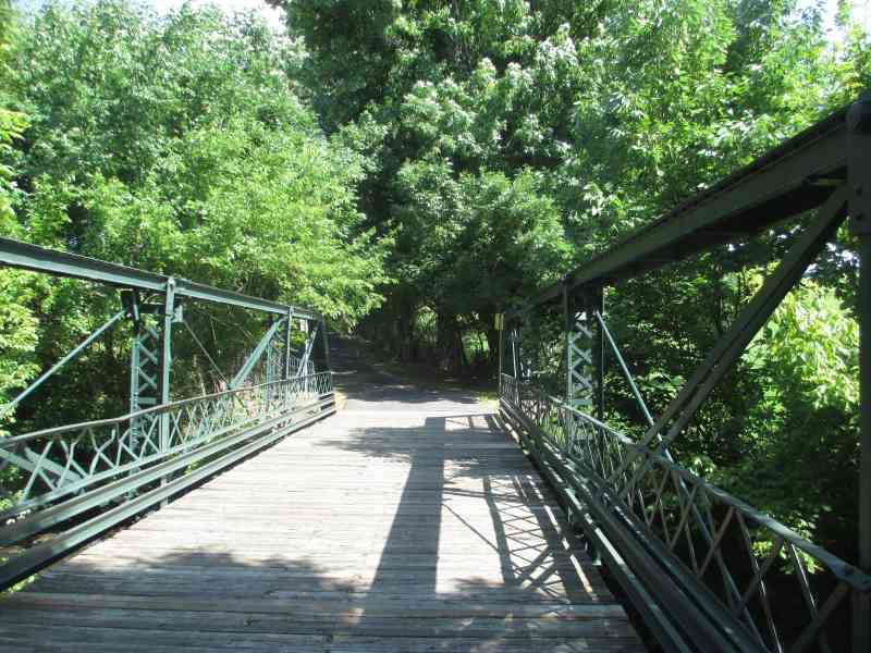 Jack C Fisher Park - Bridge on the Walking and Biking Trail 