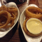 Onion Rings and "In House" Honey Mustard Sauce at the Feed Mill (Morganfield, Ky)