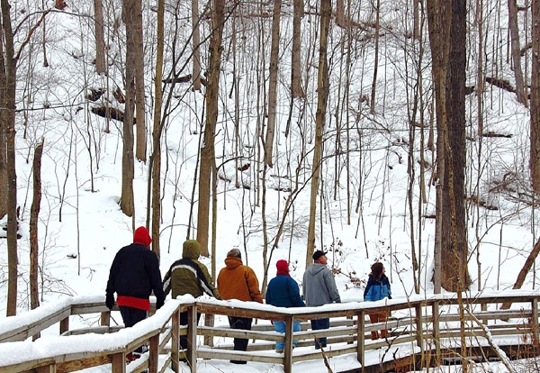 Winter Hike at Pine Mountain State Resort Park