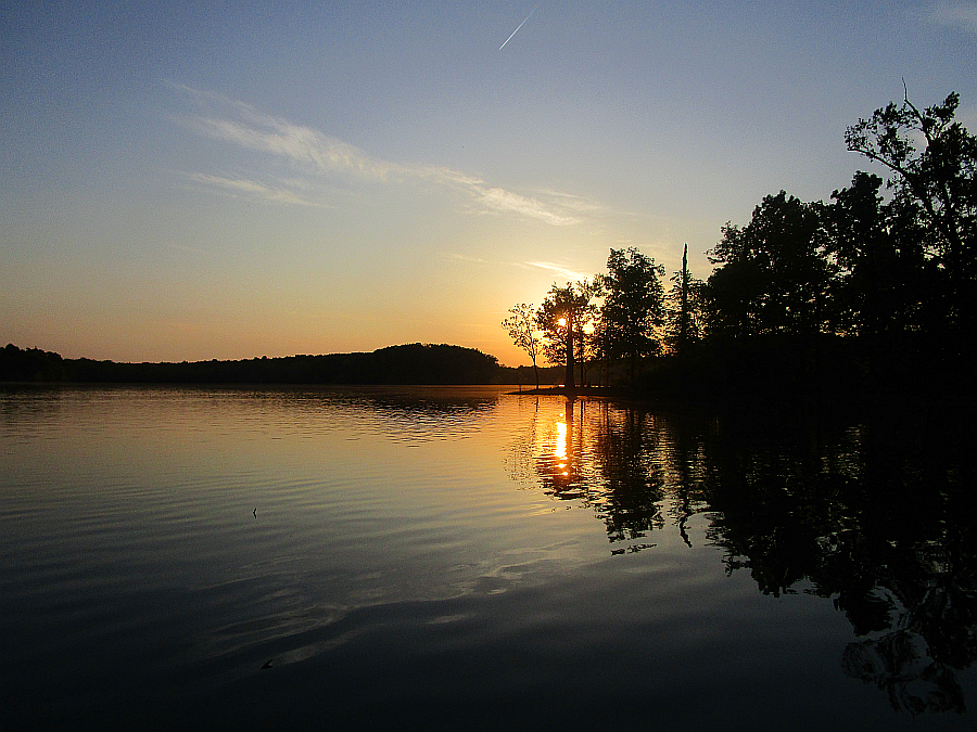 Sunset on Honker Lake