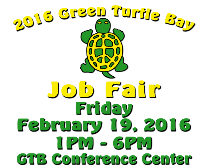 Green Turtle Bay Job Fair 2016