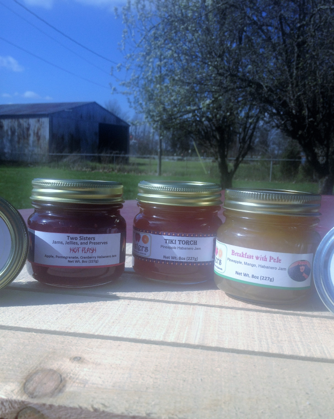 Two Sisters Jams Jellies and Preserves 