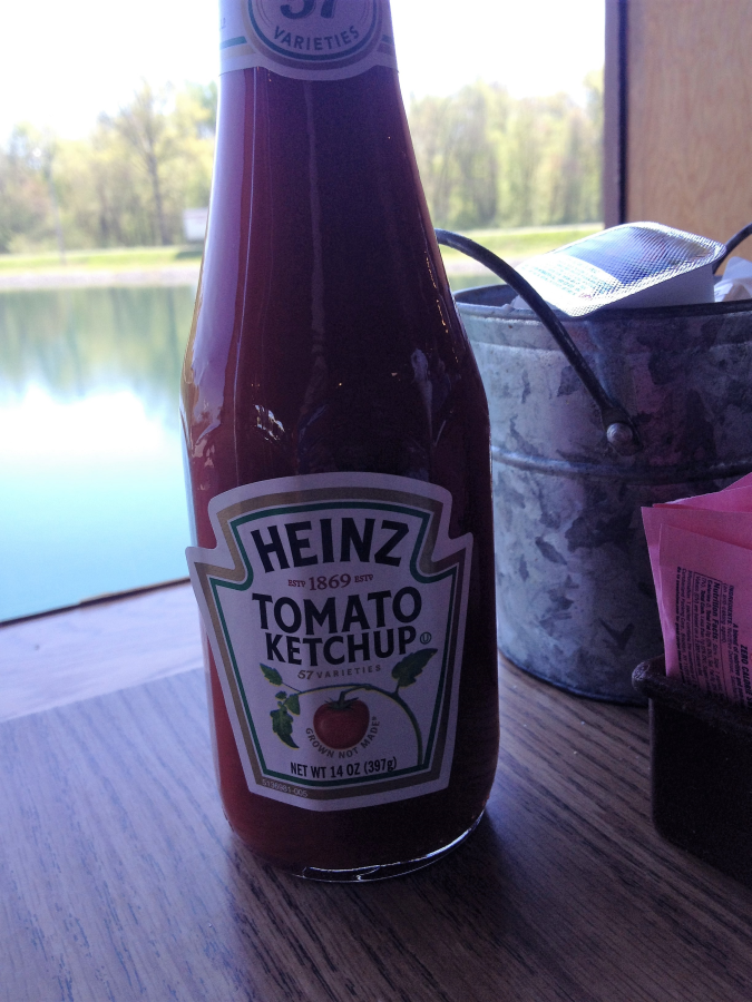 Heinz Ketchup at Catfish Kitchen