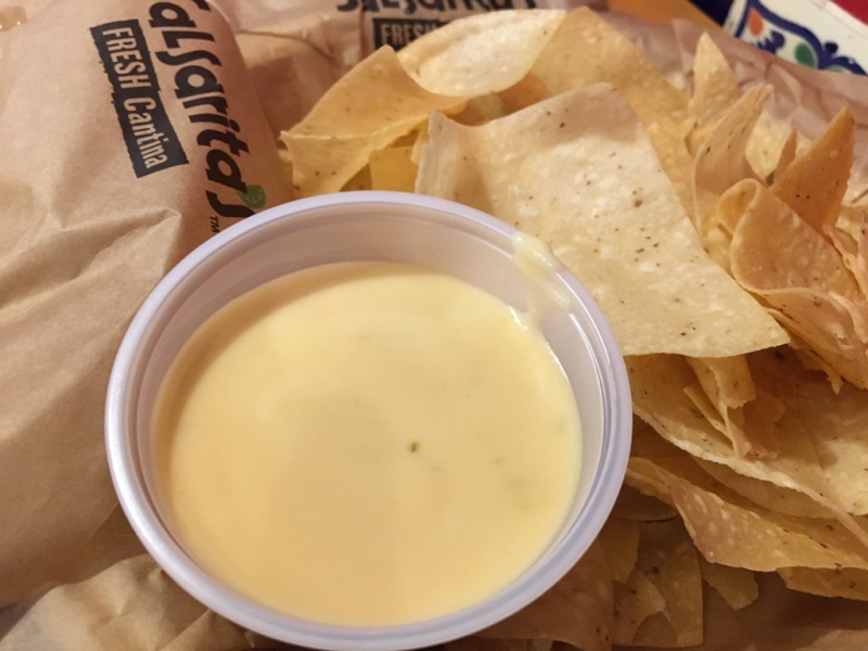 Salsarita's Queso and Chips 