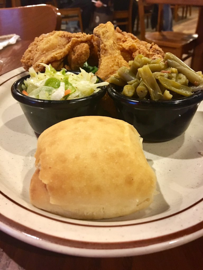 The Feed Mill Fried Chicken, Coleslaw, and Green Beans