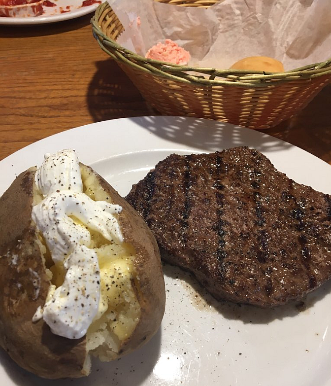 Majestic Steak and Baked Potato