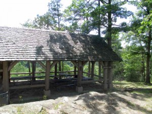 Church Shelter Overlooking the Lake at Pennyrile Forest State Park