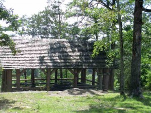 Church Shelter Overlooking the Lake
