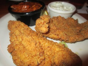 Rafferty's Fried Catfish and Spikes Mean Beans