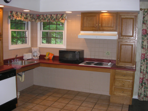 Kitchen in a Rough River Dam State Resort Park Cottage