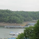 View of Lake Cumberland and Jamestown Marina