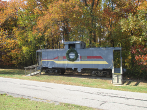 Panther Creek Park Train on Display