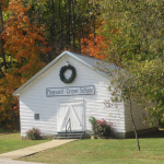 Old Pleasant Grove Schoolhouse at Panther Creek Park