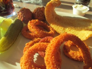 Catfish and Onion Rings at Rough River Dam State Resort Park