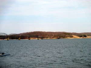 Eggner's Ferry Bridge on Kentucky Lake (March 2013)