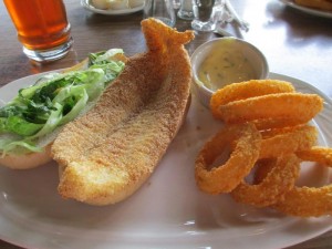 Catfish Sandwich at Lake Barkley State Resort Park