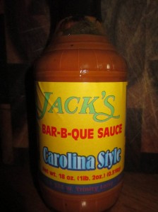 Jack's Bar-B-Que Carolina Style Barbecue Sauce