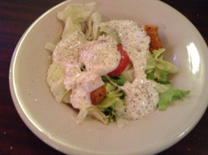 Side Salad with Blue Cheese Dressing