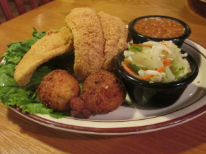 Fried Catfish and Sides at the Feed Mill (Morganfield, Ky)