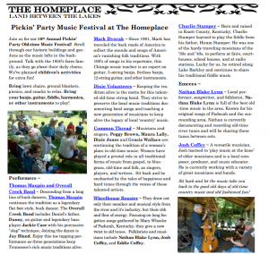 Homeplace Pickin' Party 2014