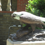 Bald Eagle Statue at John James Audubon State Park