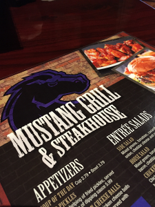 Mustang Grill and Steakhouse Menu
