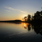Sunset on Honker Lake