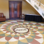 Coca Cola Logo on Floor inside the old Coca Cola Plant in Paducah Ky