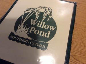 Willow Pond Menu