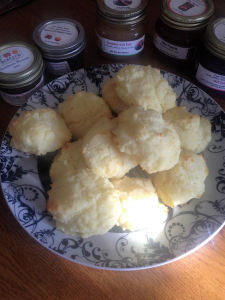 Two Sisters Jams with Gluten Free Biscuits