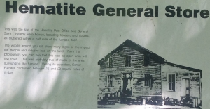 Hematite General Store Sign
