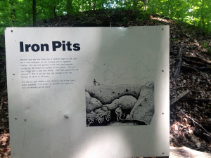 Iron Pits Sign