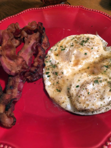 Eggs with Browned Butter and Bacon