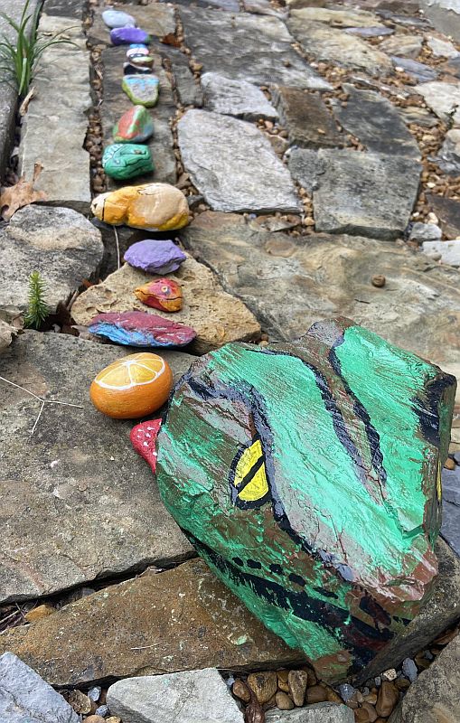 Painted Rocks Snake at Kentucky Dam Village State Resort Park